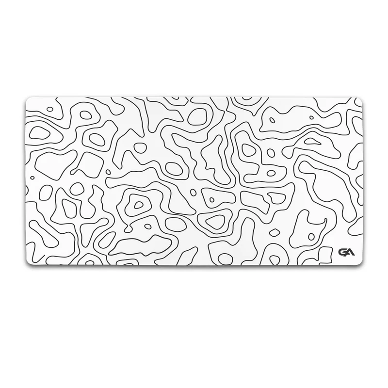 White Topo Mousepad