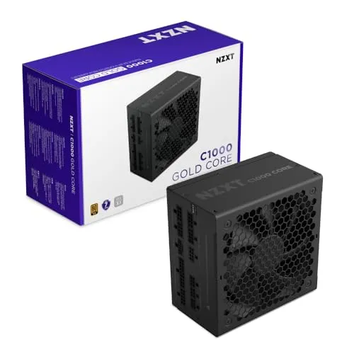 NZXT C1000 Gold Core - 1000W ATX 3.1 Power Supply, 80+ Gold