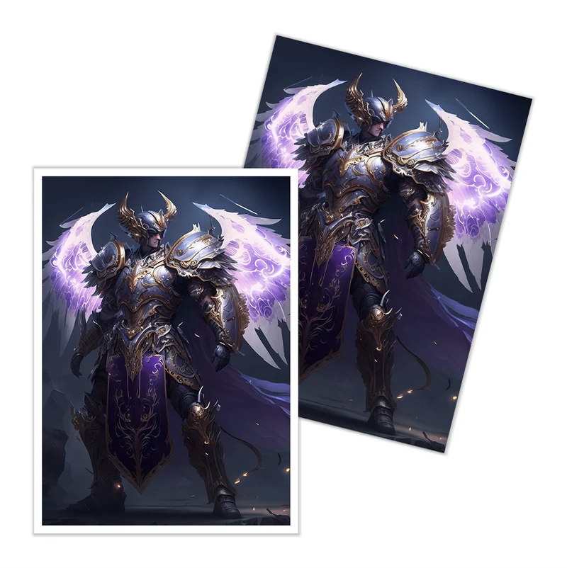 Celestial Guardian of the Lavender Light Card Sleeves
