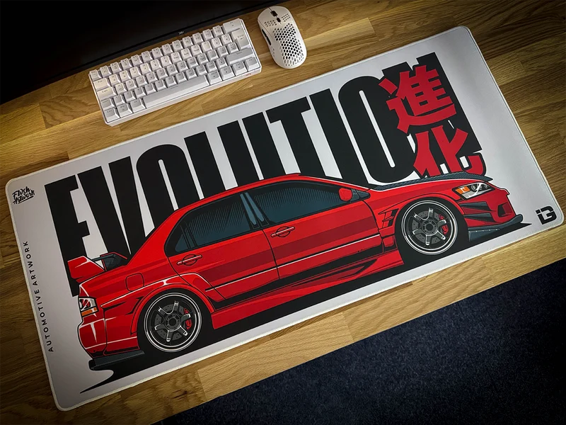 Evo 9 Vortex - Czerwony