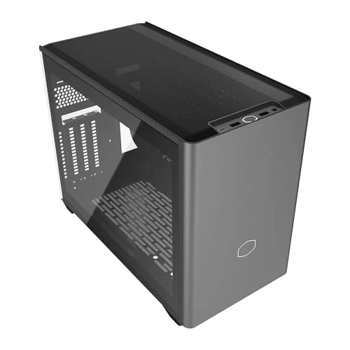Cooler Master NR200P MAX V2 Mini-ITX PC Case Bundle – Includes 280mm AIO Liquid Cooler + 850W SFX 80 Plus Gold Power Supply PCIe 5.1 Ready PSU + PCIe 4.0 Riser Cable, Vertical GPU Mount