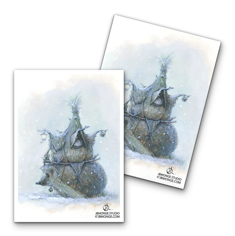 A Cosy Hedgehog Card Sleeves