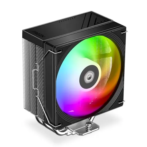 ID-COOLING FROZN A410 SE ARGB 152mm CPU Cooler with ARGB Lighting, 4×Ф6mm High-Performance Heatpipes, 120mm Quiet Fan Low Noise 27.2 dB(A), Intel LGA1851/1700/1200/1150/1151/1155; AMD AM5/AM4