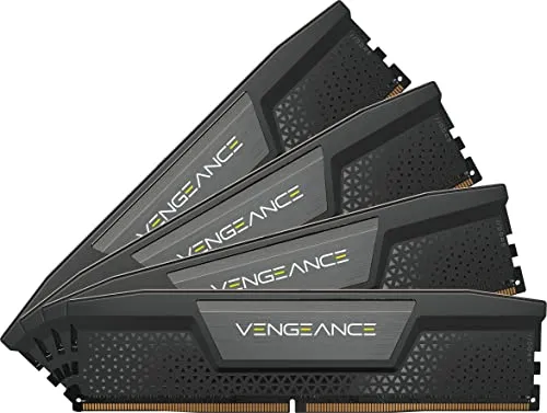 CORSAIR Vengeance DDR5 RAM 96GB (4x24GB) 6400MHz CL32 Intel XMP iCUE Compatible Computer Memory - Black (CMK96GX5M4B6400C32)