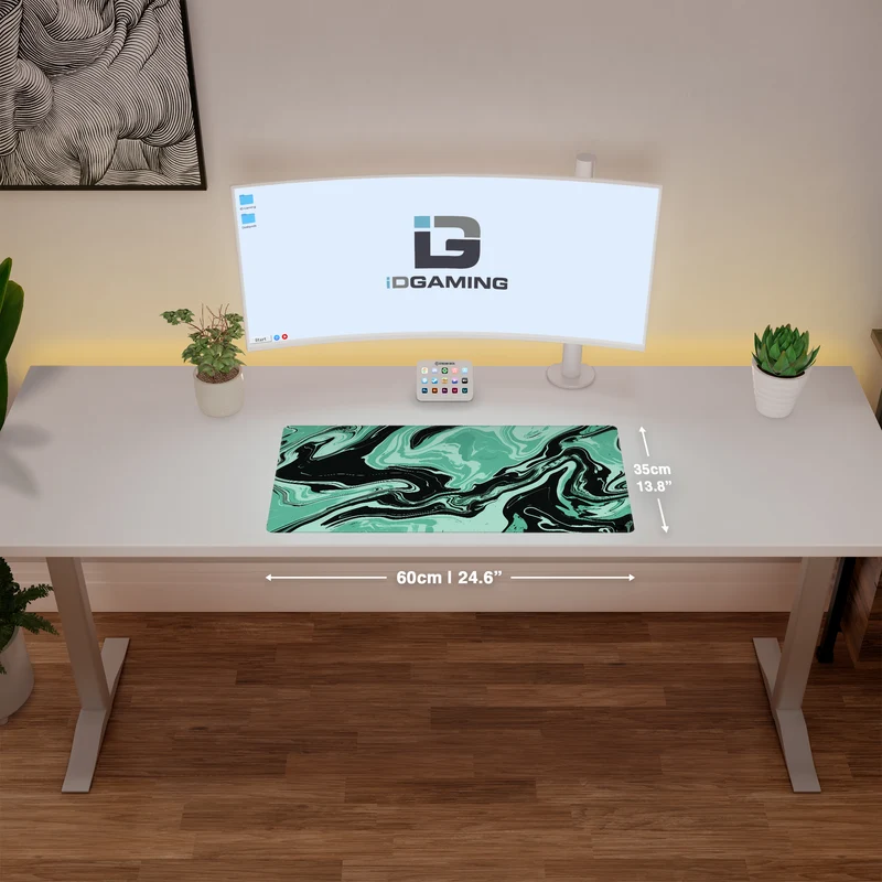 Płynna zielona mata do zabawy