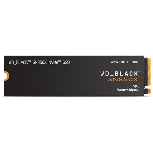 WD_BLACK 4TB SN850X NVMe Internal Gaming SSD Solid State Drive - Gen4 PCIe, M.2 2280, Up to 7,300 MB/s - WDS400T2X0E