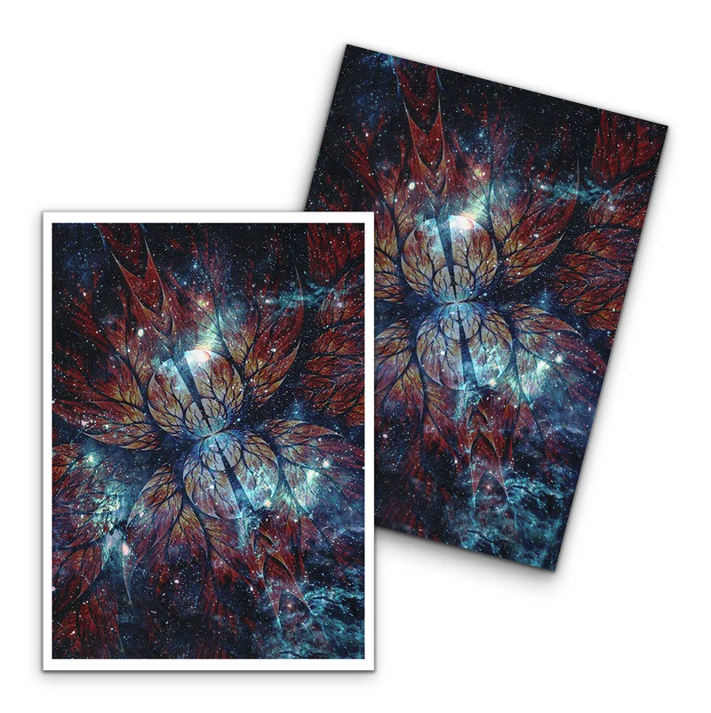 Butterfly Psychedelic Infusion Nebula Card Sleeves