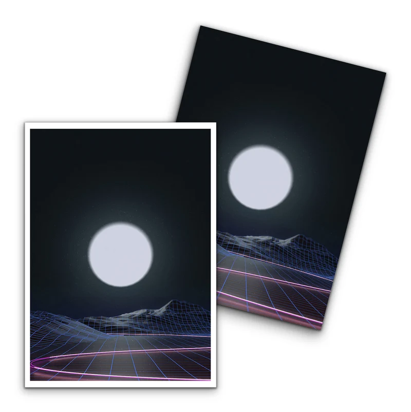Neon Moonset Card Sleeves