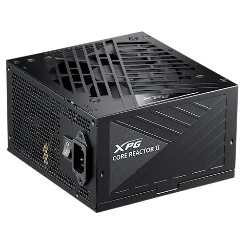 XPG Core Reactor II Modular PSU: ATX3.0-80 Plus Gold - ATX - Fully Modular Power Supply - 10 Year Warranty - 650 Watt(COREREACTORII650G-BKCUS)