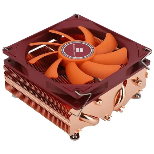 Thermalright AXP90-X53 Full Cooper Low Profile CPU Cooler ITX, with 92mm TL-9015R Slim PWM Fan ITX CPU Cooler, AGHP Technology, 53mm Height,for AMD AM4 AM5/Intel 1700/1150/1151/1200(AXP90 X53 Full)