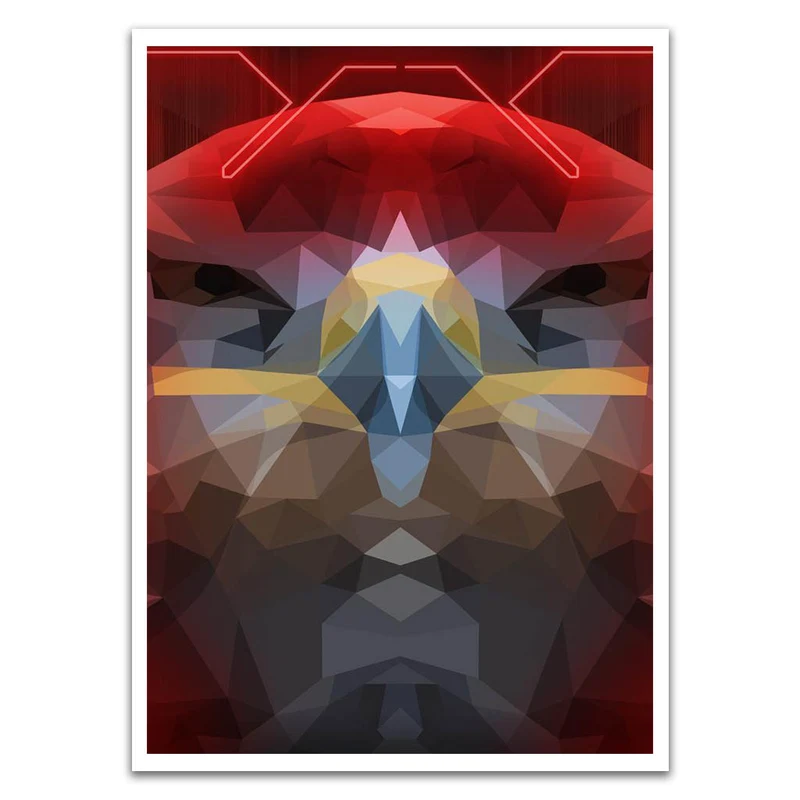 Abstract Polygon Symmetry Card Sleeves