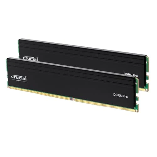 Crucial Pro RAM 32GB Kit (2x16GB) DDR4 3200MHz (or 3000MHz or 2666MHz) Desktop Memory CP2K16G4DFRA32A