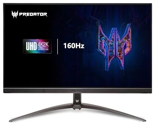 Acer Predator XB273K V3bmiiprx 27" UHD 3840x2160 Gaming Monitor | AMD FreeSync Premium | Agile-Splendor IPS 400 | 160Hz Refresh | Up to 0.5ms | DCI-P3 95% | DisplayHDR 400 | 1 x DP 1.4 & 2 x HDMI 2.1