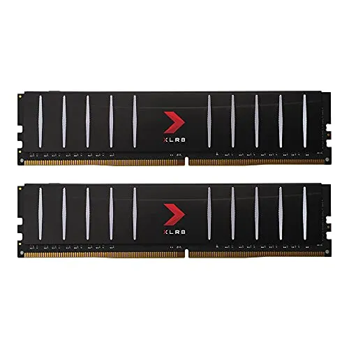 PNY XLR8 Gaming 32GB (2x16GB) DDR4 DRAM 3600MHz (PC4-28800) CL18 1.35V Low Profile Dual Channel Desktop (DIMM) Memory Kit – MD32GK2D4360018LP