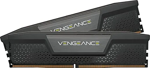 CORSAIR VENGEANCE DDR5 RAM 32GB (2x16GB) 6000MHz CL36 Intel XMP iCUE Compatible Computer Memory - Black (CMK32GX5M2D6000C36)