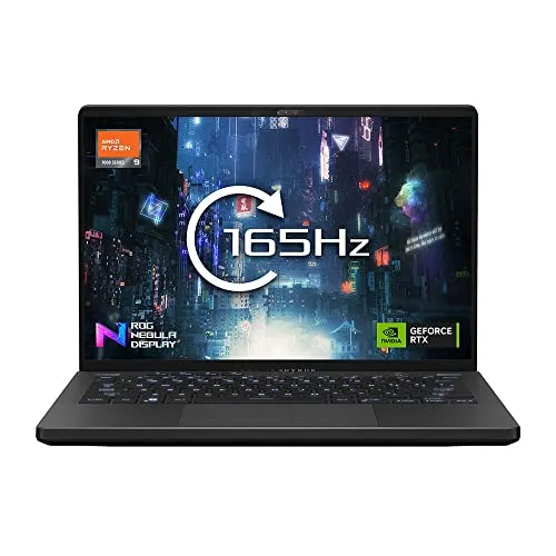 ASUS Laptop ROG Zephyrus G14 GA402XZ 14.0" QHD+ 165Hz Gaming Laptop (AMD Ryzen 9-7940HS, NVIDIA GeForce RTX 4080, 16GB RAM, 1TB SSD, Windows 11) Includes ROG Nebula HDR Display