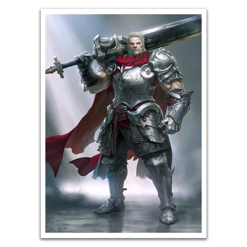 Heavy Armored Swordsman Card Sleeves