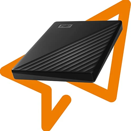 WD 2TB My Passport Portable HDD USB 3.0 with software for device management, backup and password protection - Black - Works with PC, Xbox and PS4