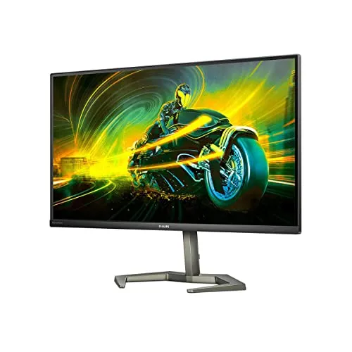 Philips EVNIA 27M1N5500ZA - 27 Inch QHD Gaming Monitor, 170Hz, Nano IPS, 1ms GTG, FreeSync premium, Speakers, Height Adjust, USB HUB (2560 x 1440 @ 170Hz, HDR400, HDMI 2.0 / DP 1.4 / USB 3.2)