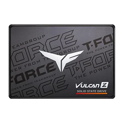 TEAMGROUP T-Force Vulcan Z 240GB SLC Cache 3D NAND TLC 2.5 Inch SATA III Internal Solid State Drive SSD (R/W Speed up to 520/450 MB/s) T253TZ240G0C101