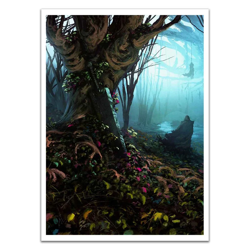 Hidden Sword Of Life Card Sleeves