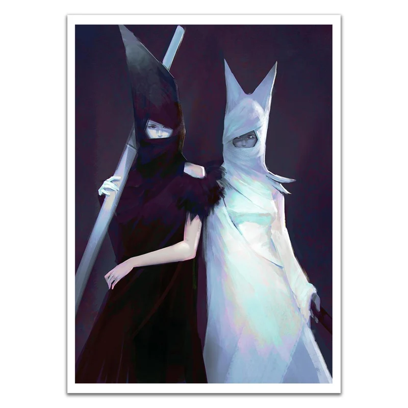 Yin Yang Twin Sisters Card Sleeves