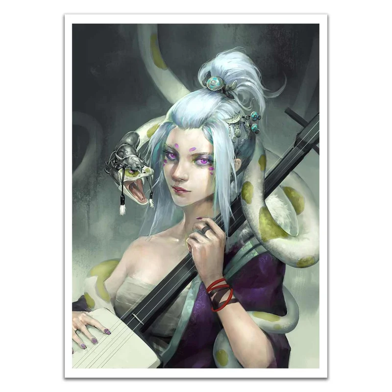 Snake Queen Card Sleeves
